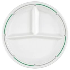 2 X Seltmann V219 IM_Platte Rund 3 Tlg. 25,5 Cm, Form: Vitalis, Dekor: 34440 Rot-grau -Besteckladen f9b52fbd e480 423e bdd4 8a9847e76247 1