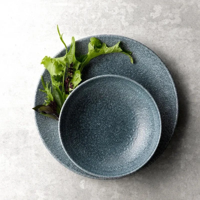 Studio Prints Raku Collection Tiefer Teller Topaz Blue ø24cm 284ml Blau (12 Stück) Von CHEFGASTRO 7 Studio Prints Raku Collection Tiefer Teller Topaz Blue ø24cm 284ml Blau (12 Stück) Von CHEFGASTRO – Bild 7