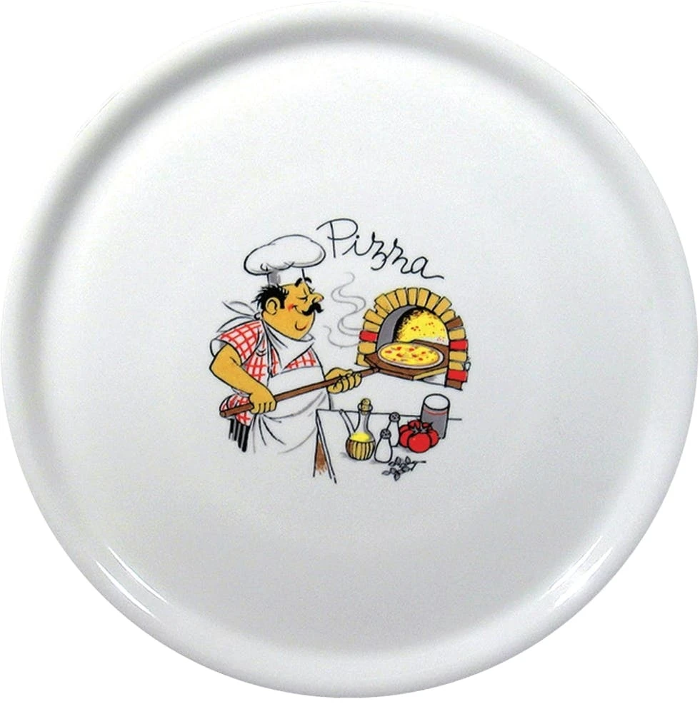 Van Well Pizzateller Mit Küchenchef Dekor 5 Van Well Pizzateller Mit Küchenchef Dekor – Bild 5